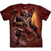 T-shirt fra The Mountain - bluse med drage-motiv