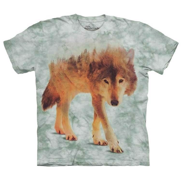 The Mountain tshirt - bluse med dyretryk