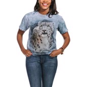 Kortærmet bluse med leopard