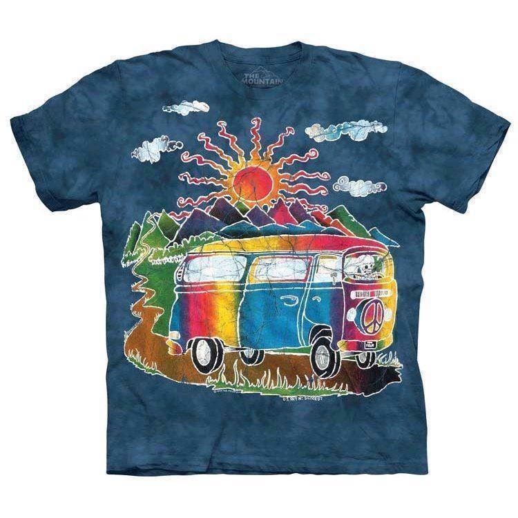 T-shirt fra The Mountain - bluse med hippie-motiv