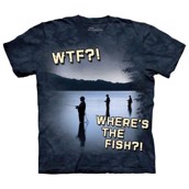T-shirt fra The Mountain - bluse med lystfisker-motiv