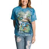 Kortærmet bluse med frøer