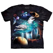 Galaxy Dolphins t-shirt