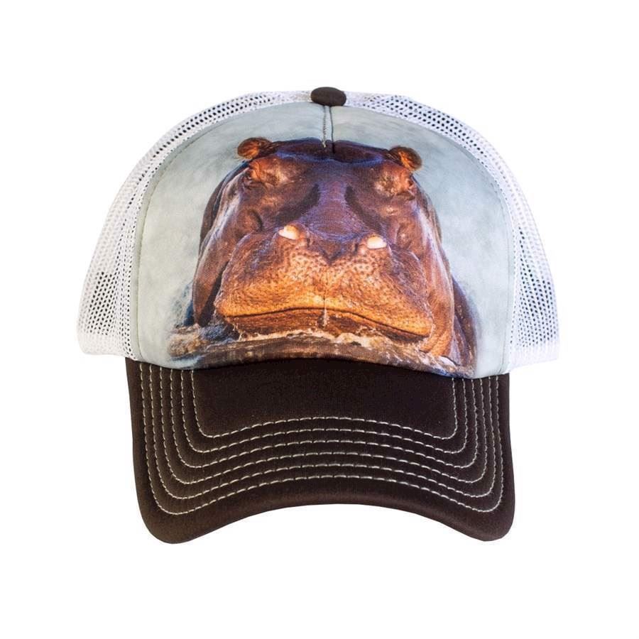 Trucker kasket med flodhest