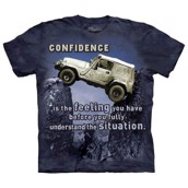 T-shirt fra The Mountain - bluse med print af Jeep