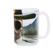 Keramik tekop med katte betjent