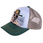 kasket med betjent kat