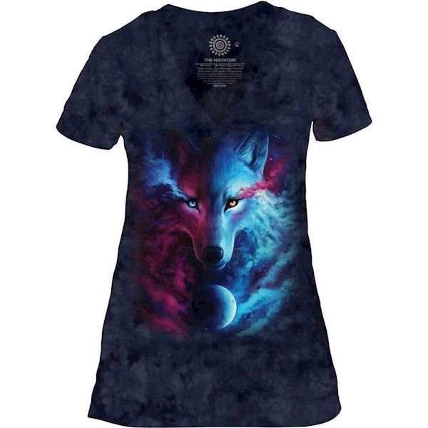 The Mountain Where Light & Dark Meets Tri-Blend T-shirts