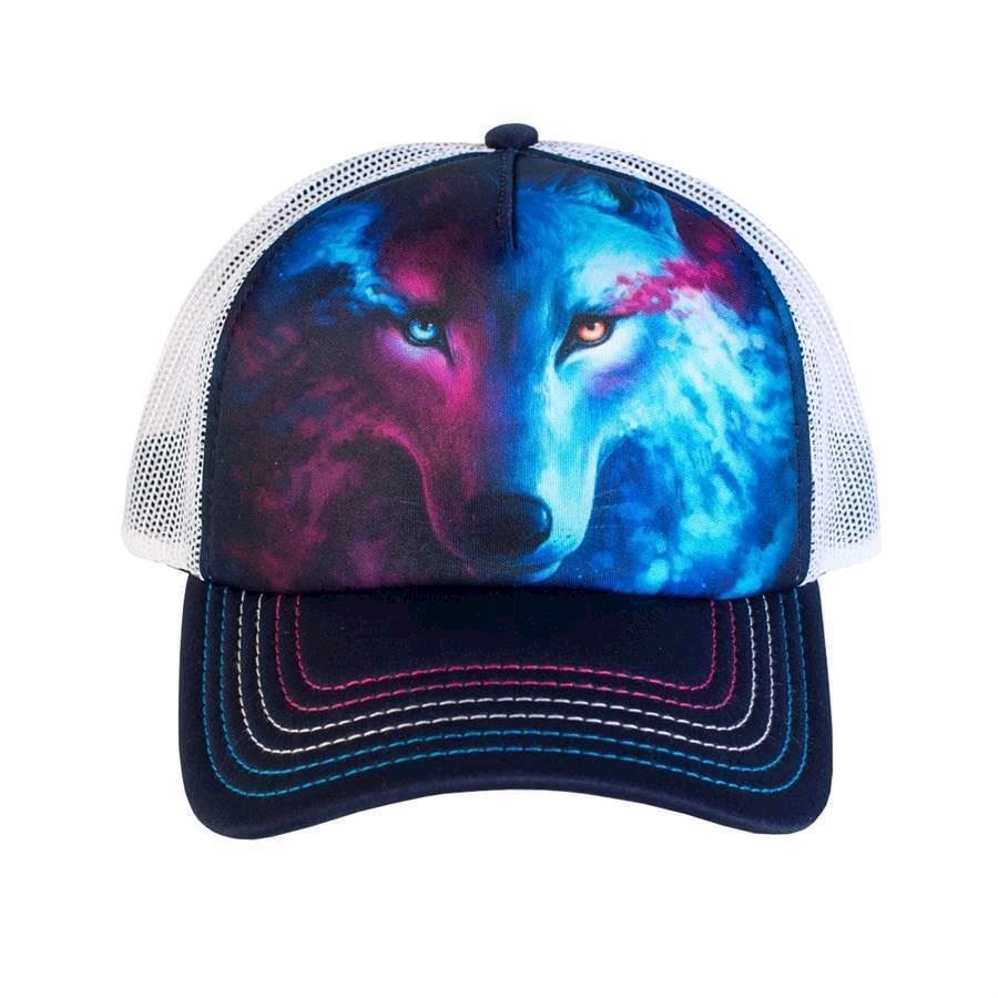 Trucker kasket med ulve