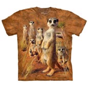 Meerkat Pack t-shirt, Adult Large