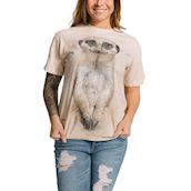 Kortærmet bluse med vagtsom marekat