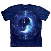 T-shirt med måne-motiv fra The Mountain hos ZooShirts