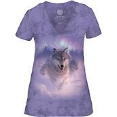 The Mountain Northern Lights Tri-Blend T-shirts