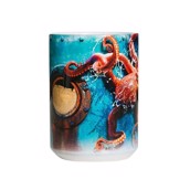 kaffekrus med blæksprutte