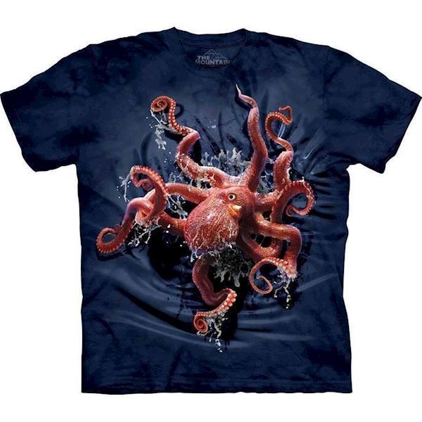 The Mountain tshirt - bluse med ottearmet blæksprutte