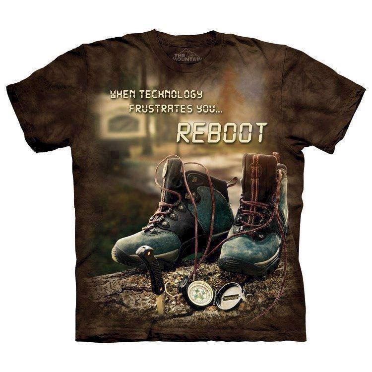 T-shirt fra The Mountain - bluse med sjovt print