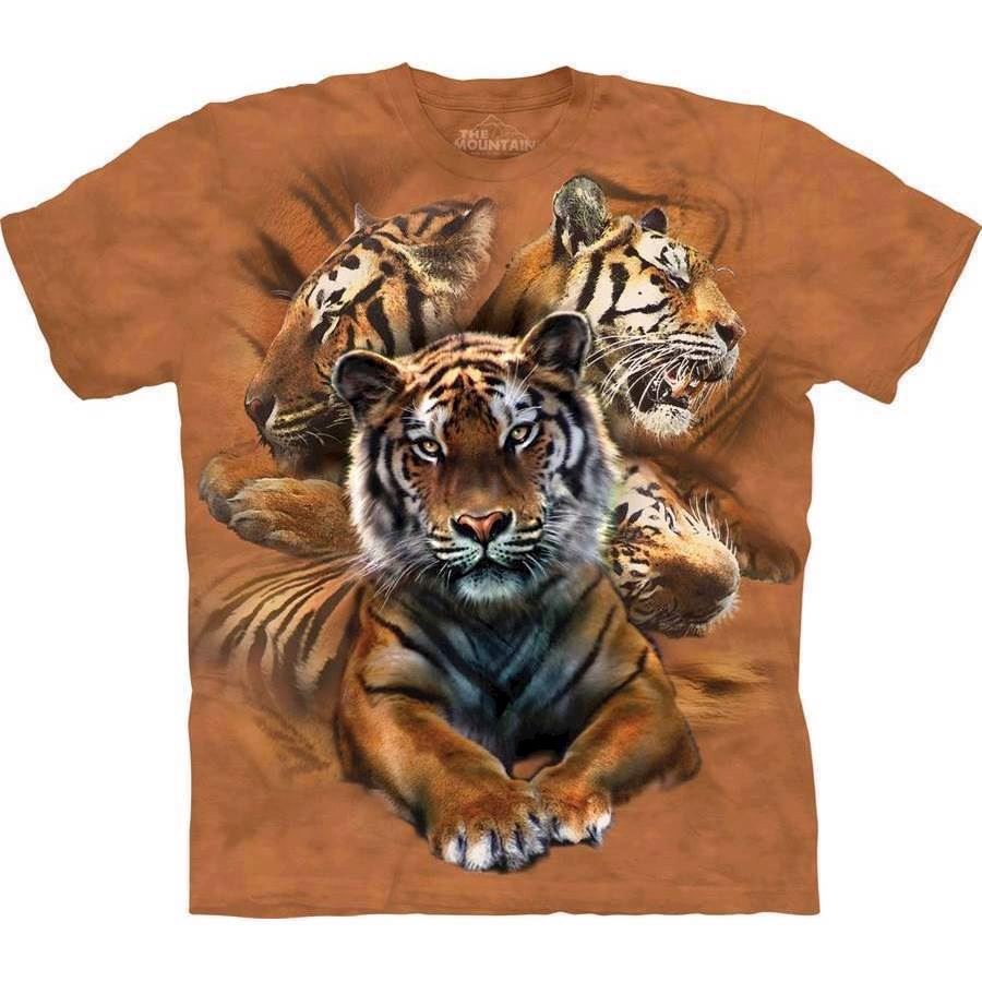 The Mountain tshirt - bluse med tigermotiv