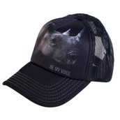 kasket med næsehorn