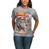 Kortærmet bluse med næsehorn