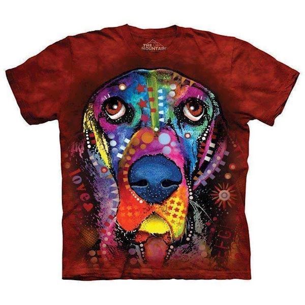 The Mountain tshirt - bluse med dyretryk