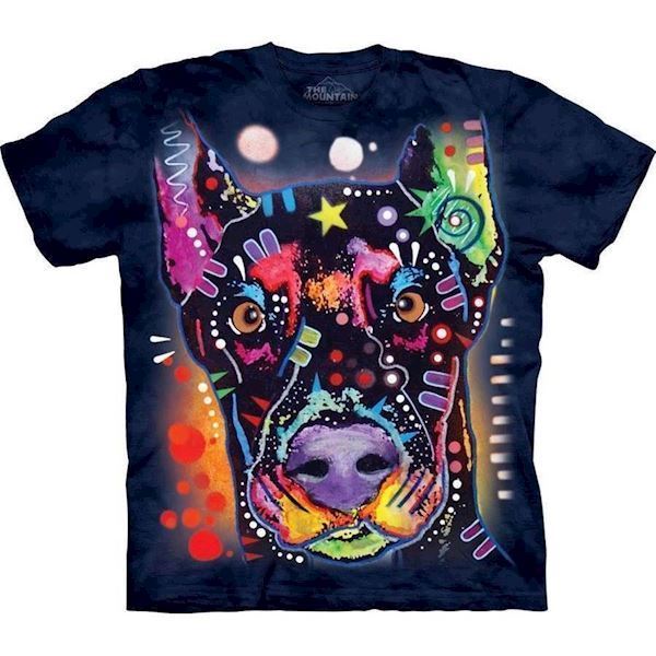 The Mountain tshirt med Dean Russo doberman motiv