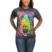 Kortærmet bluse med irisk ulvehund