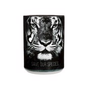 keramik krus med tigermotiv