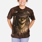 bluse med fugleskræmsel