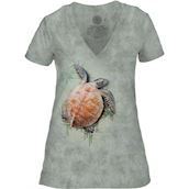 The Mountain Seaturtle Climb Tri-Blend T-shirts