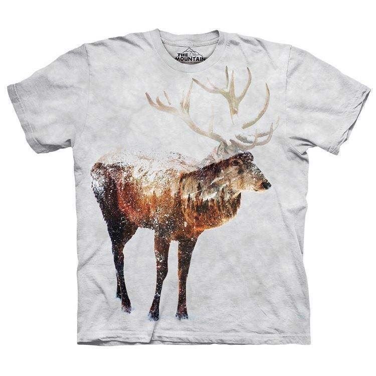 The Mountain tshirt - bluse med dyretryk