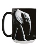 keramik krus med elefant motiv