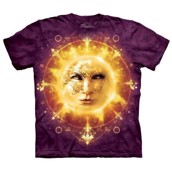 Høj sol fra The Mountain - en kvalitets-t-shirt