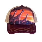 Trucker kasket med imponerende giraffer