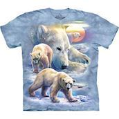 The Mountain tshirt - bluse med isbjørnemotiv