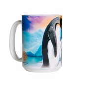 Tekrus med motiv af kejserpingviner