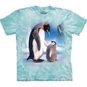 T-shirt fra The Mountain - bluse med pinguinmotiv