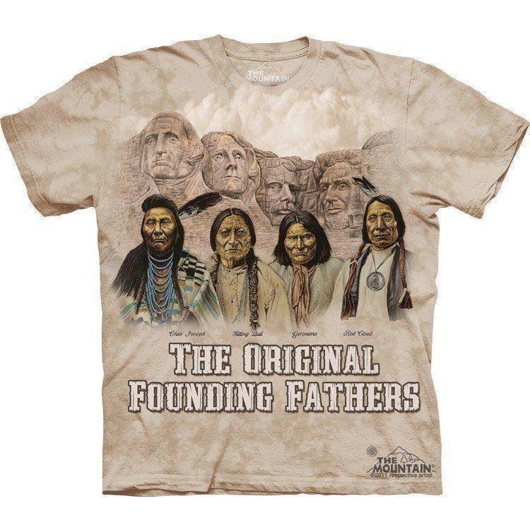 originale - T-shirt indianer-motiv fra The Mountain