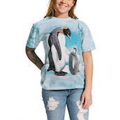 Pingvin t-shirt med den næste kejser pingvinunge