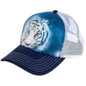 kasket med hvid tiger