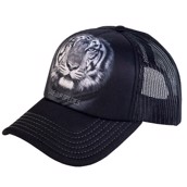 kasket med hvid tiger