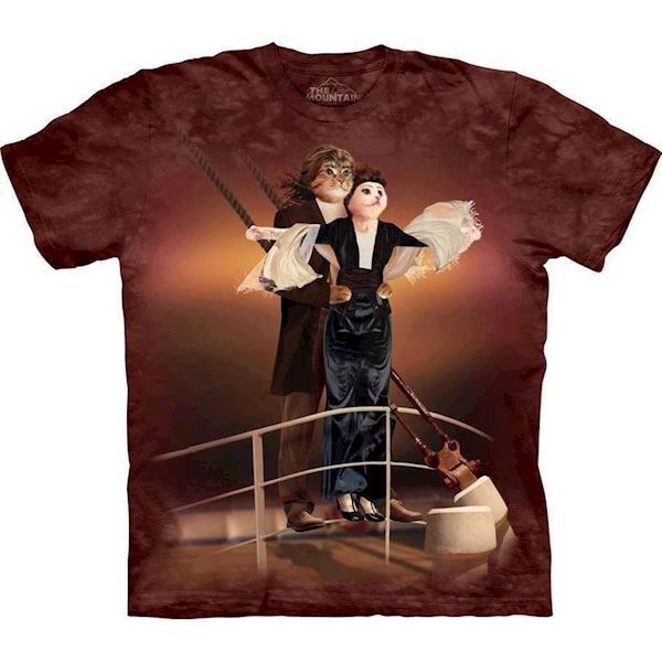 T-shirt fra The Mountain - bluse med kattemotiv