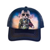 Trucker kasket med parafrase af Top Gun