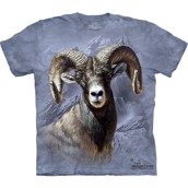 The Mountain tshirt - bluse med dyretryk