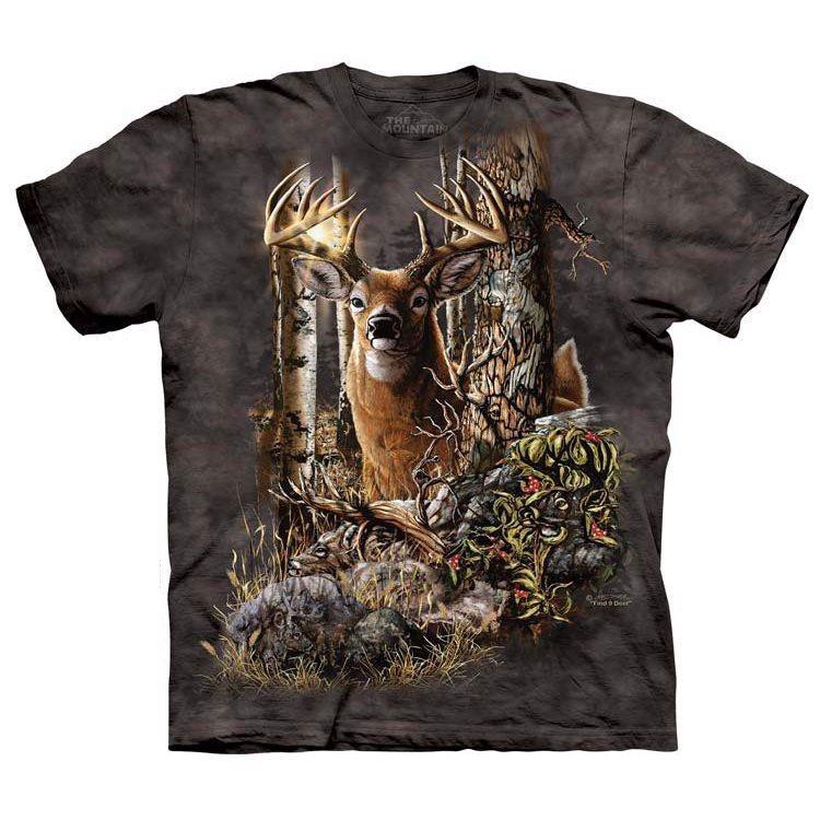 The Mountain tshirt - bluse med dyretryk