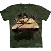 T-shirt fra The Mountain - bluse med kampvogn