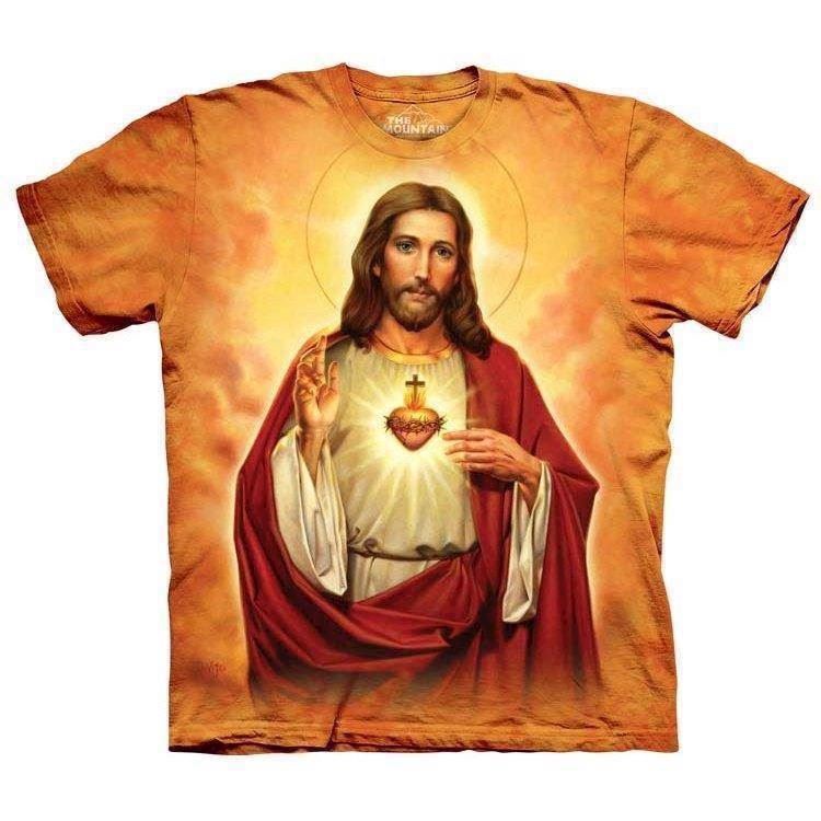 T-shirt fra The Mountain - bluse med kristent tryk