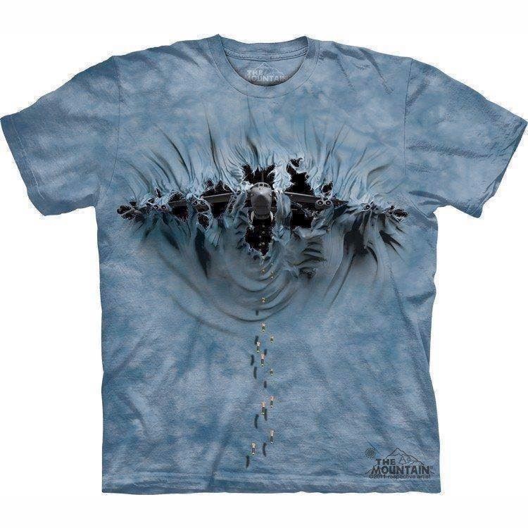 T-shirt fra The Mountain - bluse med fly-motiv