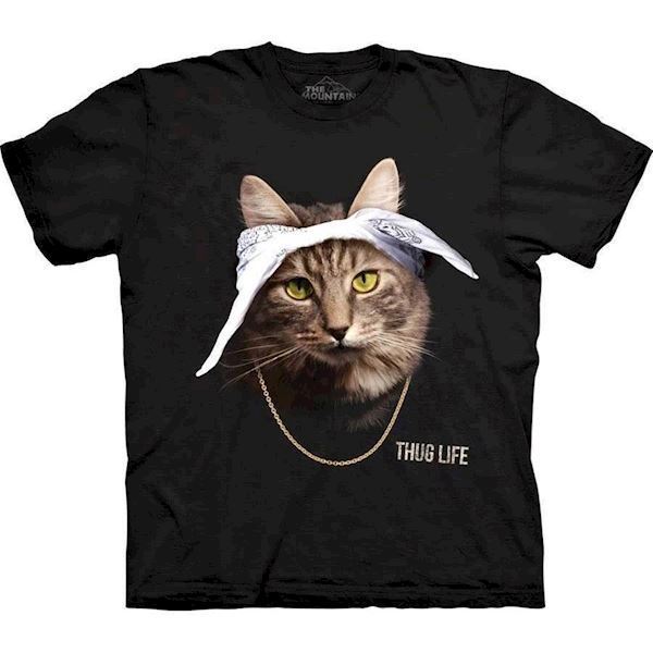 T-shirt fra The Mountain - bluse med kattemotiv