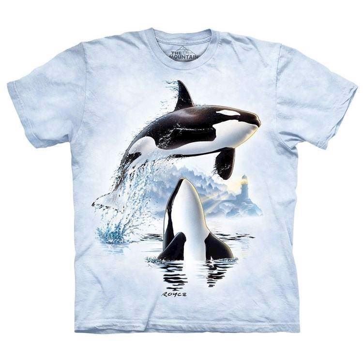 The Mountain tshirt - bluse med dyretryk