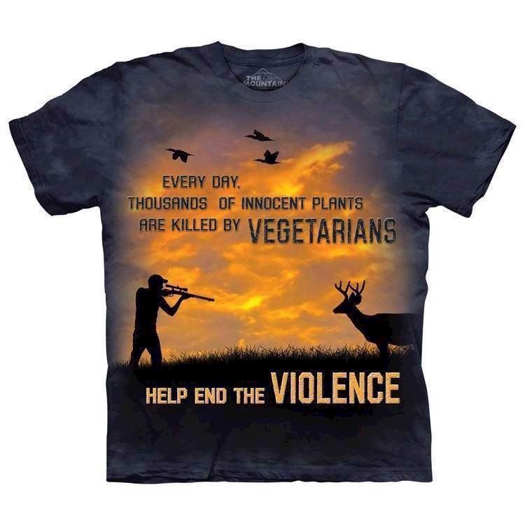 Violence Outdoor t-shirt, Adult Large
